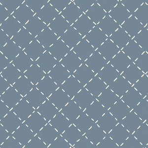 Little Clementine by Art Gallery Fabrics- Coziness Cardigan Blue (sold in 25cm  (10") increments)