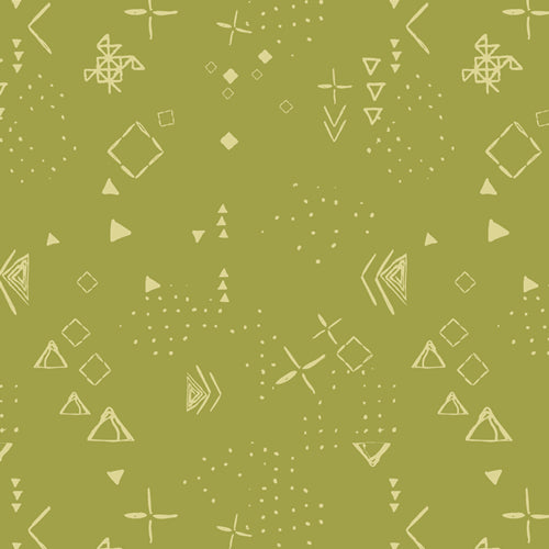 Matchmade by Art Galley Fabrics-  Thoughts Foliage (sold in 25cm  (10") increments)