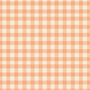 Small Plaid of my Dreams by Maureen Cracknell for Art Gallery Fabrics - Apricot