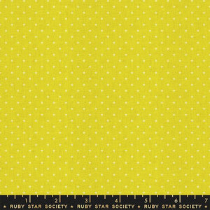 Add It Up by Ruby Star Society - Citron (sold in 25cm (10") increments)