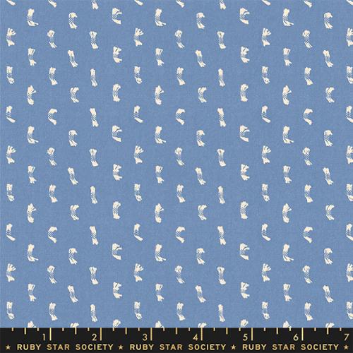Warp and Weft Honey by Ruby Star Society - Flicker Woven Dusk (sold in 25cm  (10") increments)
