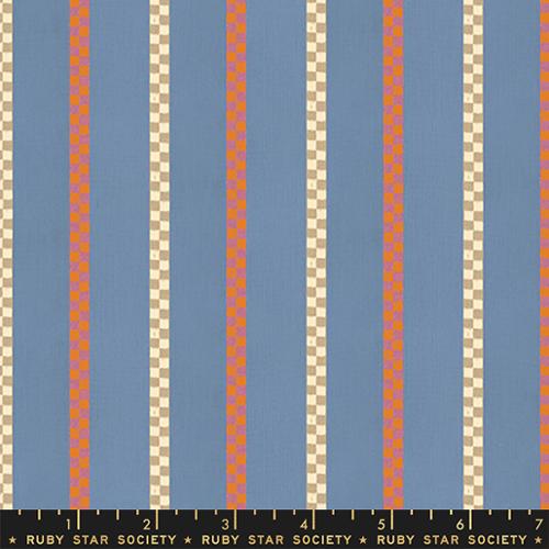 Warp and Weft Honey by Ruby Star Society - Matinee Woven Stripe Dusk (sold in 25cm  (10") increments)