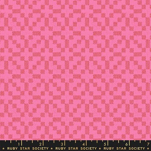 Warp and Weft Honey by Ruby Star Society - Holiday Woven Jacquard Pink