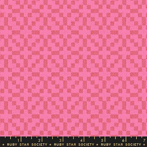 Warp and Weft Honey by Ruby Star Society - Holiday Woven Jacquard Pink
