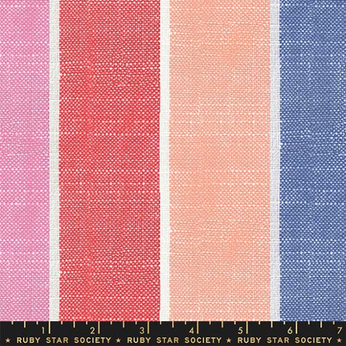 Warp and Weft Honey by Ruby Star Society - Chore Coat Stripe Woven Sunset