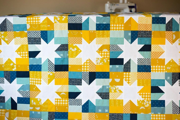 Modernly Morgan 'Little Lights Quilt' fabric bundle kit - rectangle throw size