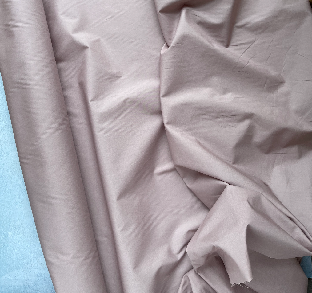 100% Cotton- Light Mushroom Pink (sold in 50cm (20") increments) 144cm Wide