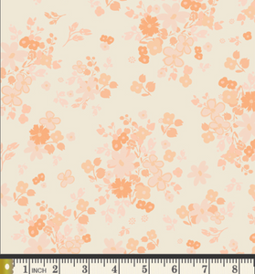 Nectarine Fusion by Art Gallery Fabrics - Blooming Soul (sold in 25cm  (10") increments)