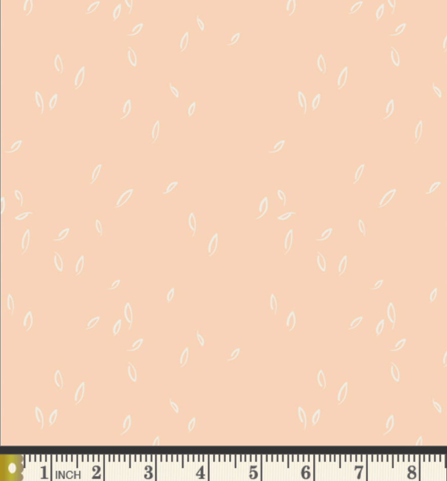 Nectarine Fusion by Art Gallery Fabrics - Dancing Leaves