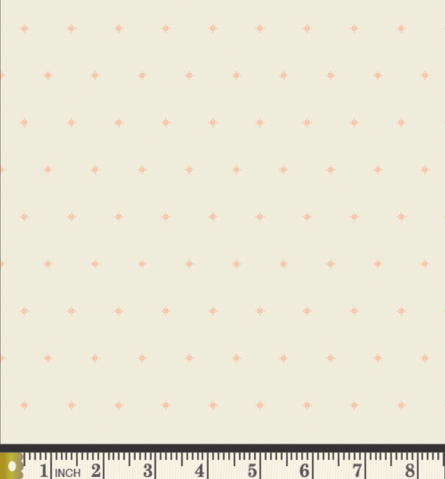 Nectarine Fusion by Art Gallery Fabrics - Faint Charms (sold in 25cm  (10") increments)