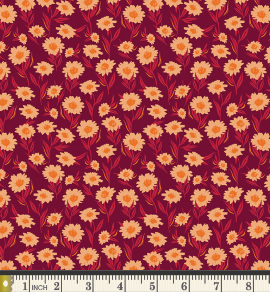 Season & Spice by Art Gallery Fabrics - Bountiful Daisies (sold in 25cm  (10") increments)