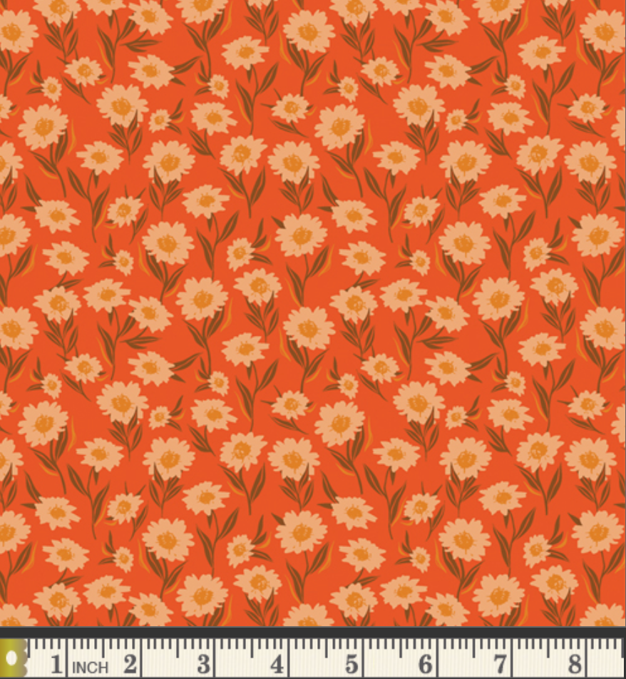 Season & Spice by Art Gallery Fabrics - Bountiful Daisies Tart (sold in 25cm  (10") increments)