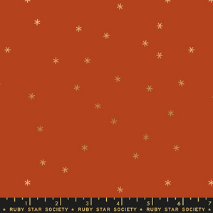 Ruby Star Society Basics - Spark - Metallic Cayenne (sold in 25cm (10") increments)