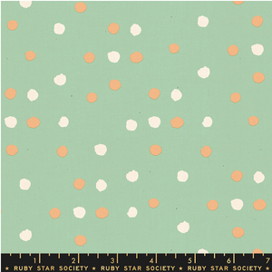 Vessel by Ruby Star Society - Paint Dot Pistachio (sold in 25cm  (10") increments)