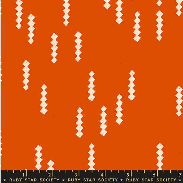Vessel by Ruby Star Society - Falling Gems Warm Red (sold in 25cm  (10") increments)