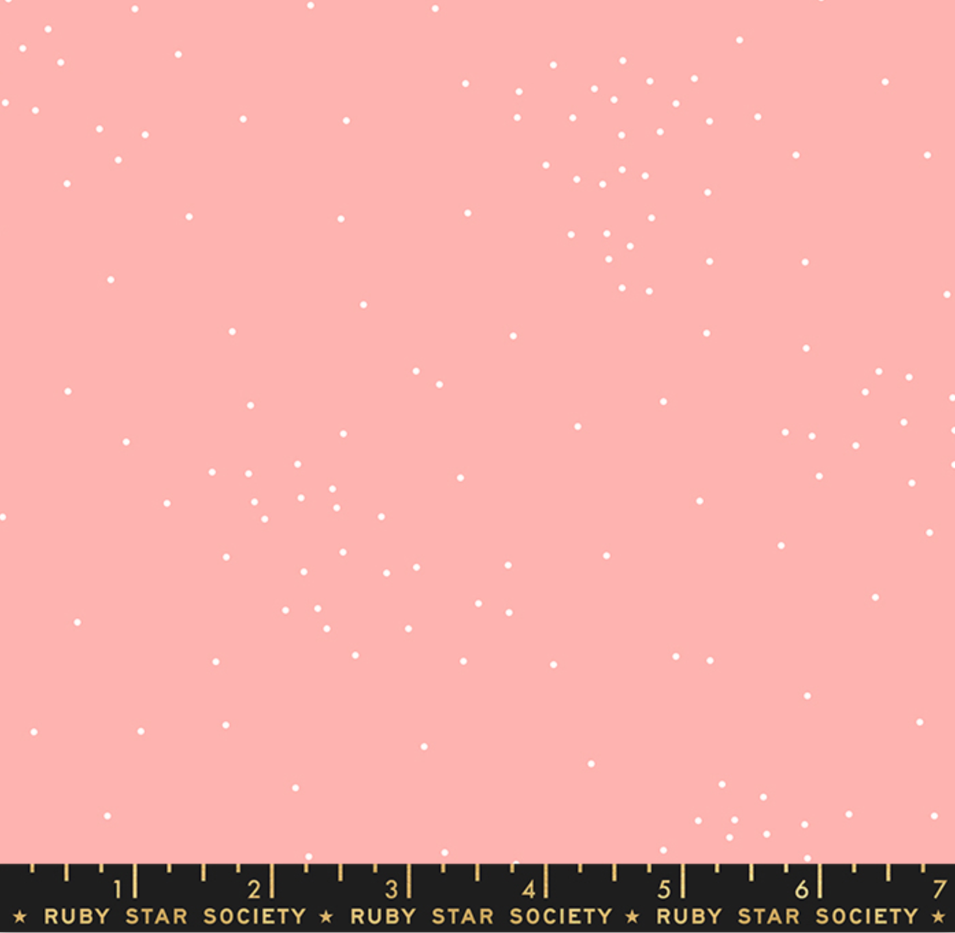 Sugar by Ruby Star Society - Basic Dot Sprinkle Peach Fizz (sold in 25cm  (10") increments)