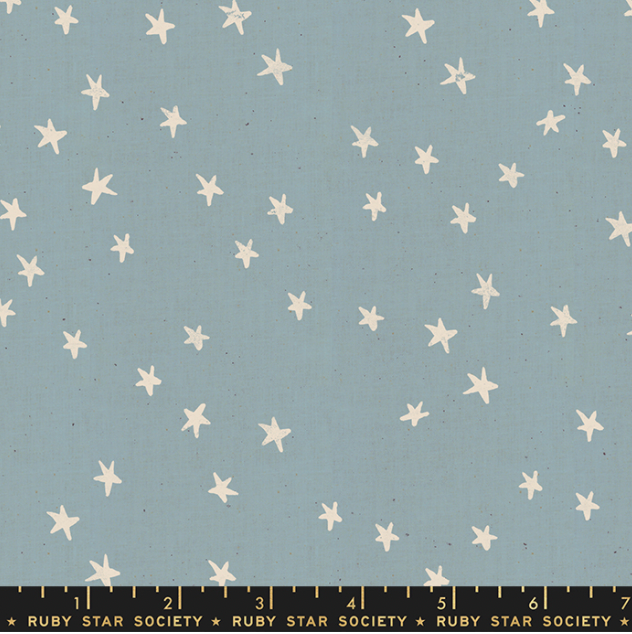 Starry by Ruby Star Society (Alexia Marcelle Abegg)-  Soft Blue (sold in 25cm  (10") increments)