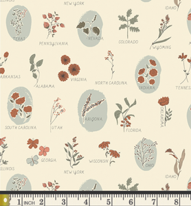 Roots of Nature by Art Gallery Fabrics - Roadside Wildflowers (sold in 25cm  (10") increments)