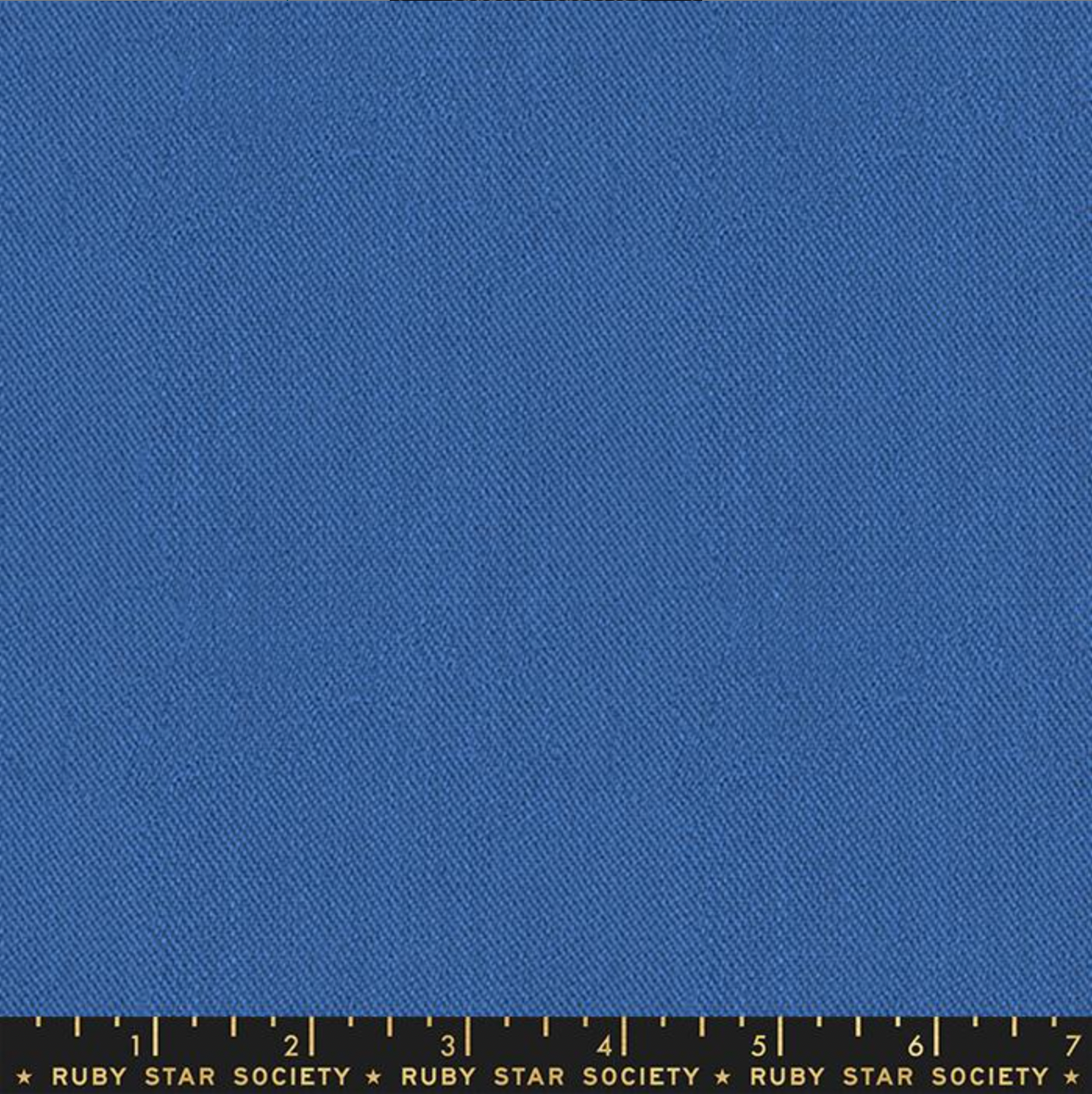 Warp and Weft Honey by Ruby Star Society - Workshop Twill in Blue Ribbon (sold in 25cm  (10") increments)