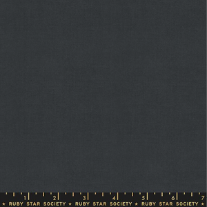 Warp and Weft Honey by Ruby Star Society - Black (sold in 25cm  (10") increments)