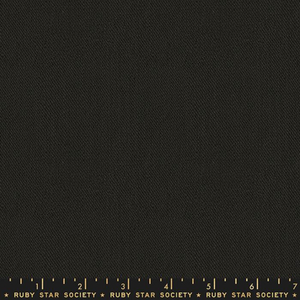 Warp and Weft Honey by Ruby Star Society - Black (sold in 25cm  (10") increments)