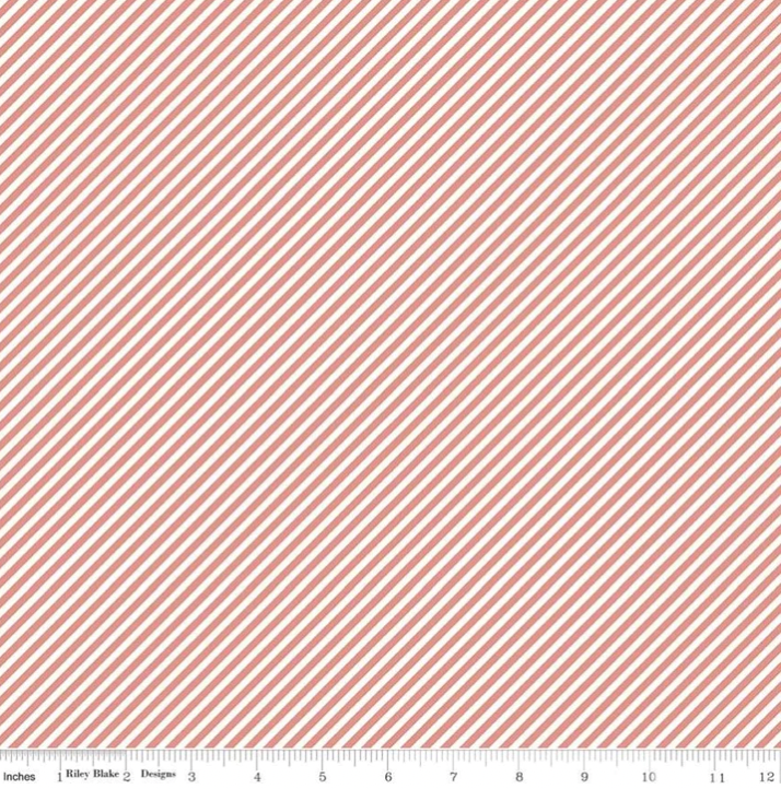Daybreak Stripes Coral by Riley Blake Designs