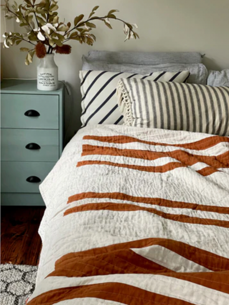 Penelope Handmade’s ‘Lottie Quilt’ fabric bundle kit - Plus optional stripy backing kit