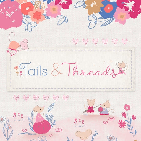 Art Gallery Fabrics - Tails & Threads - 11 Fat Quarters