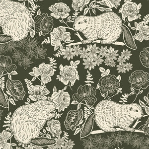 Wild Forgotten by Bonnie Christine for Art Gallery Fabrics- Beaver & Bloom Sycamore