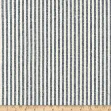 Robert Kaufman Essex Linen- Black Stripes (sold in 25cm (10") increments)