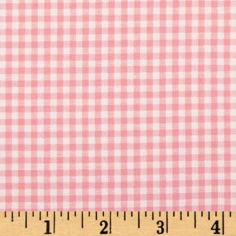 Robert Kaufman Carolina Gingham in Pink (1/8" checks)