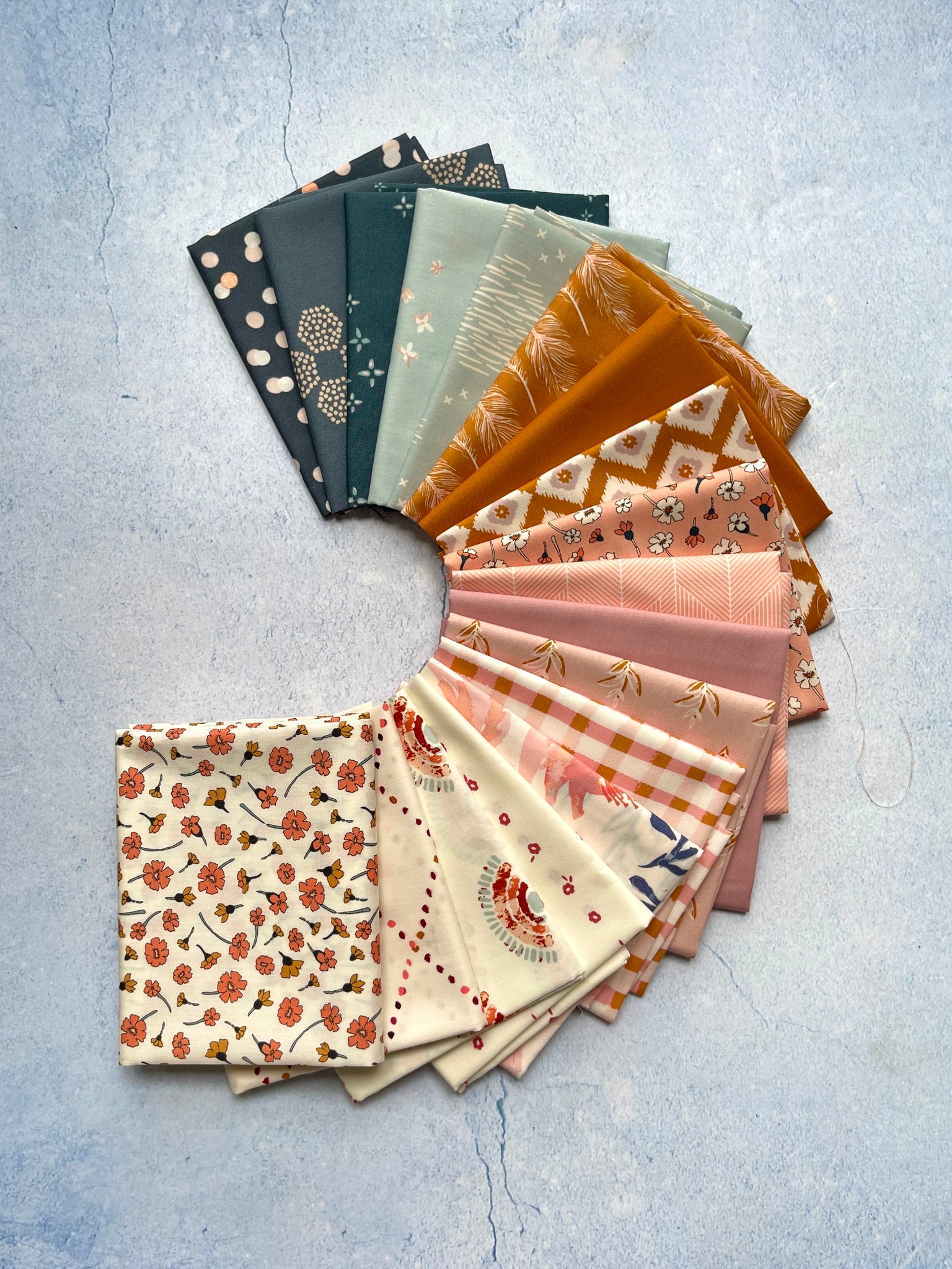 Curated Fat Quarter Bundle- 'Shirley’s Berry cobbler was a huge hit at the pot luck’ (18) Fat Quarters (Art Gallery Fabrics)