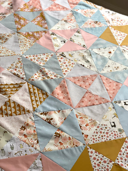 Penelope Handmade’s ‘Ramona Quilt’ fabric bundle kit - twin size