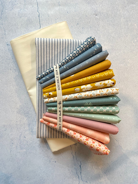 Modernly Morgan 'Hodgepodge Quilt' fabric bundle kit - square throw size