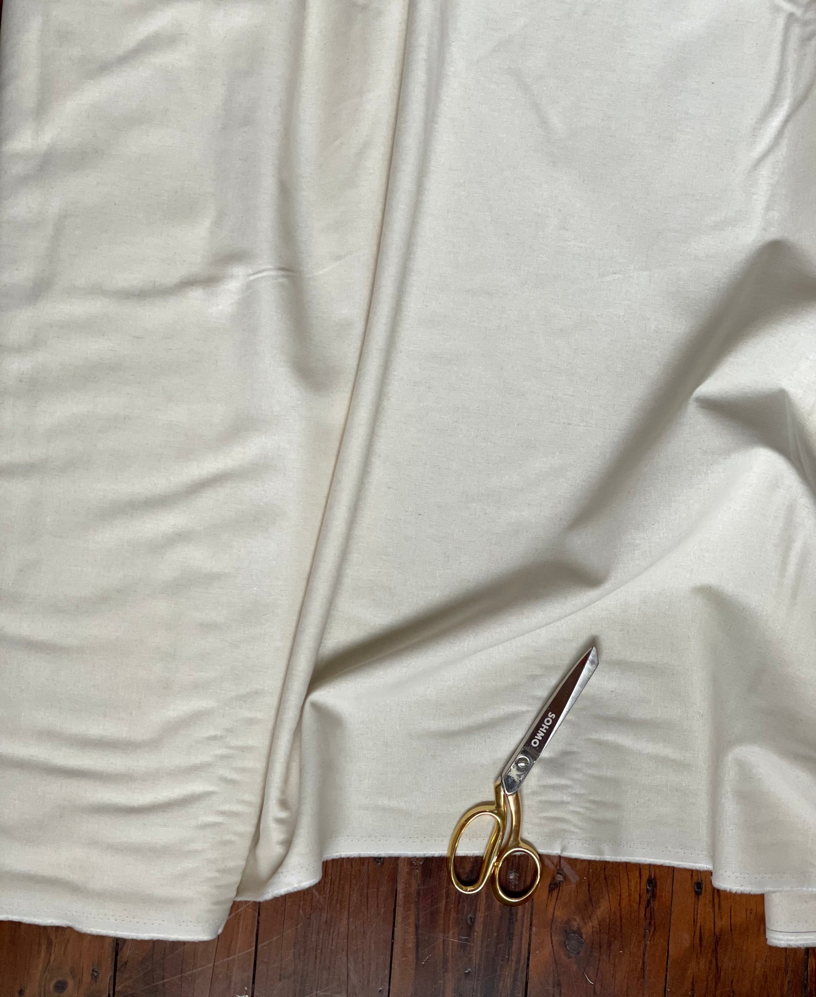 Devonstone Linen Cotton natural(sold in 50cm (20") increments)