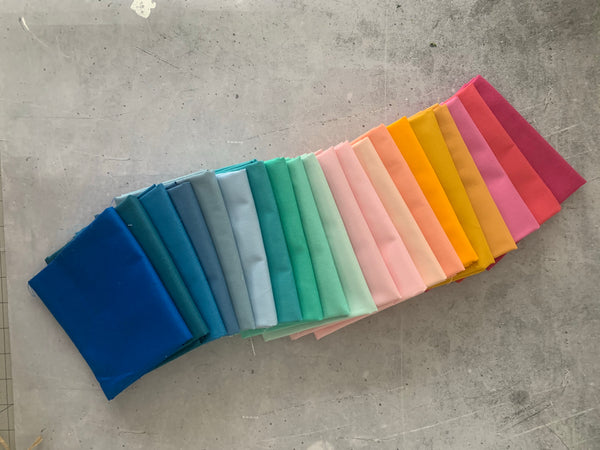 Curated Fat Quarter Bundle- “Rainbow big bundle” 20 Fat Quarters (100% cotton)