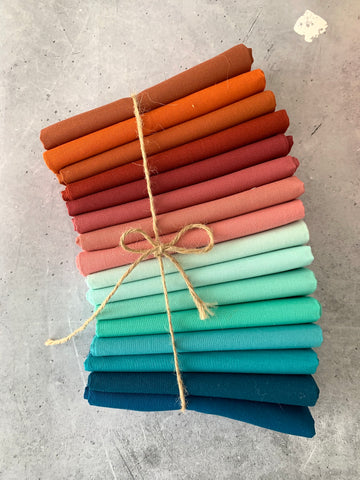 Kalbarri Coastline - Curated 16 Fat Quarter Bundle