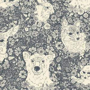 The Open Road by Art Gallery Fabrics- Wandering with Bear (sold in 25cm  (10") increments)