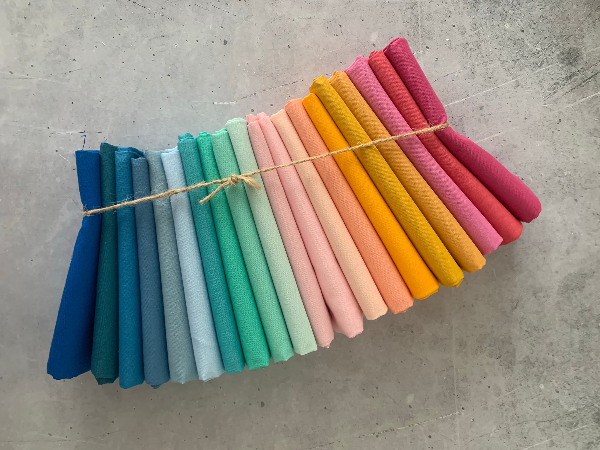 Curated Fat Quarter Bundle- “Rainbow big bundle” 20 Fat Quarters (100% cotton)