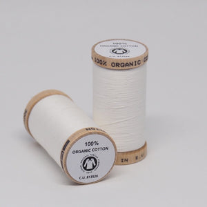 Cotton thread - (Natural) 300 yards / 275 metres (wooden spool)